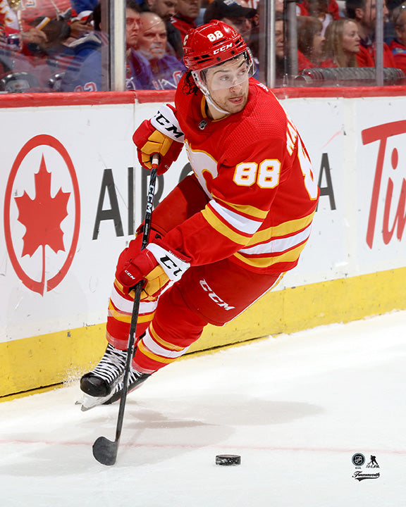 Pre-Order - Andrew Mangiapane Autographed Calgary Flames Home 8x10 Photo