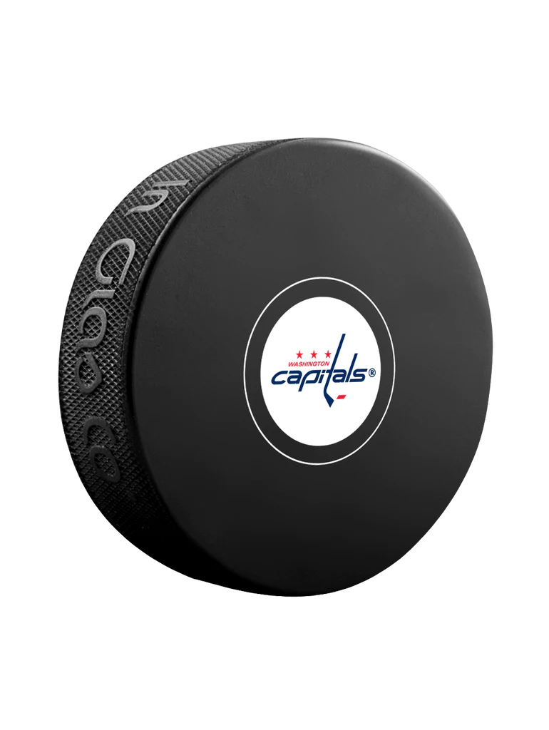 Pre-Order - Andrew Mangiapane Autographed Washington Capitals Hockey Puck