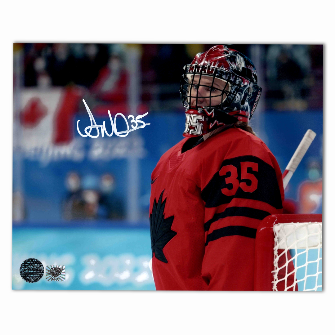 Ann-Rene Desbiens Autographed Team Canada 8x10 Photo