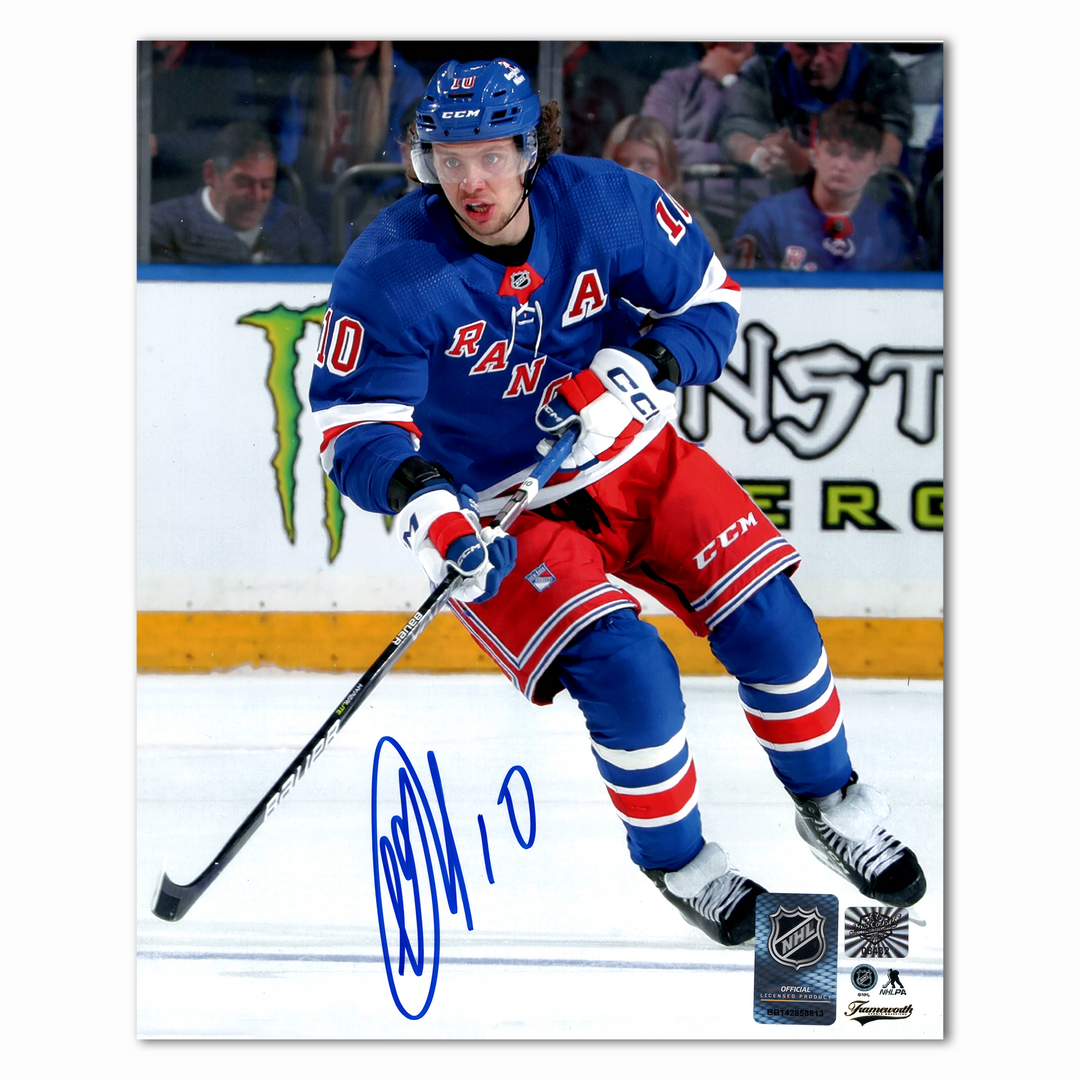 Artemi Panarin Autographed New York Rangers Home 8x10 Photo