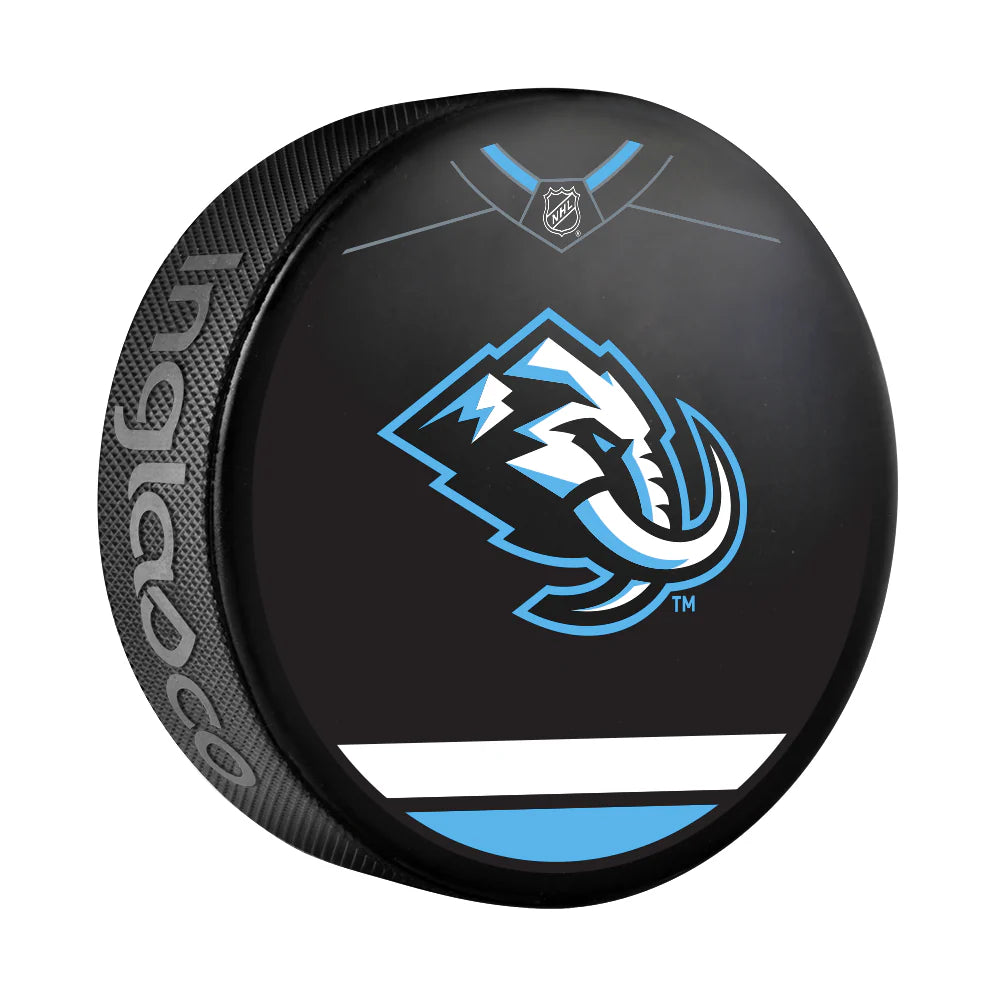 Pre-Order - Clayton Keller - Autographed Utah Mammoth Collector's Hockey Puck