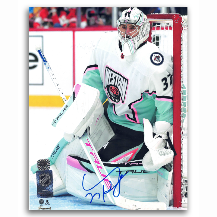 Connor Hellebuyck 2023 NHL All Star Western Conference 8x10 Photo
