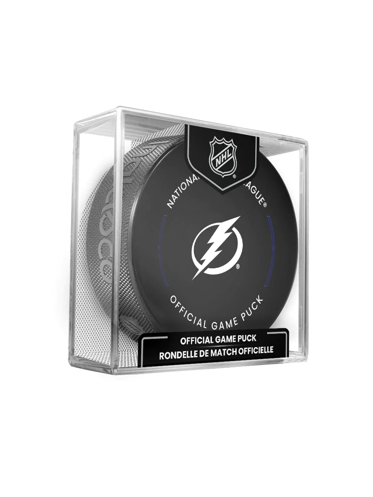 Pre-Order - Issac Howard Autographed Tampa Bay Lightning Official Hockey Puck