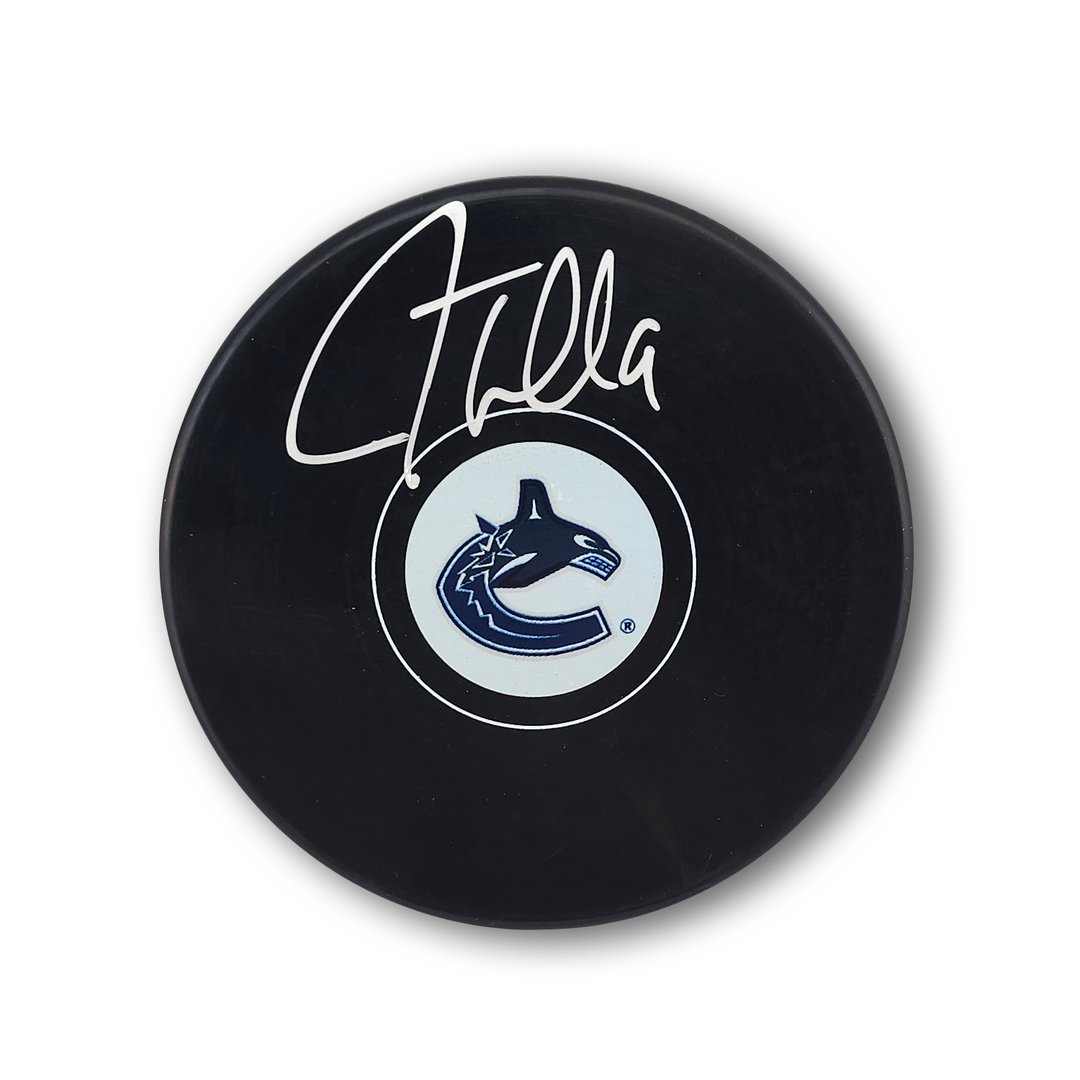 J.T Miller Autographed Vancouver Canucks Hockey Puck