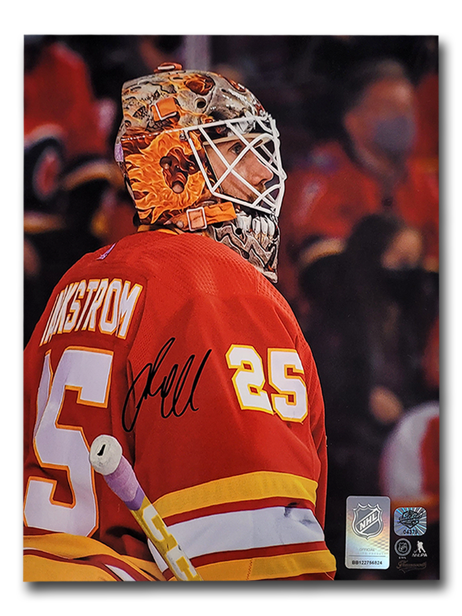 Jacob Markstrom Calgary Flames Close Up Autographed 8x10 Photo