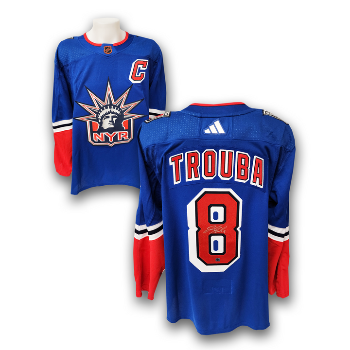 Jacob Trouba New York Rangers Autographed Reverse Retro 2.0 Adidas Jersey