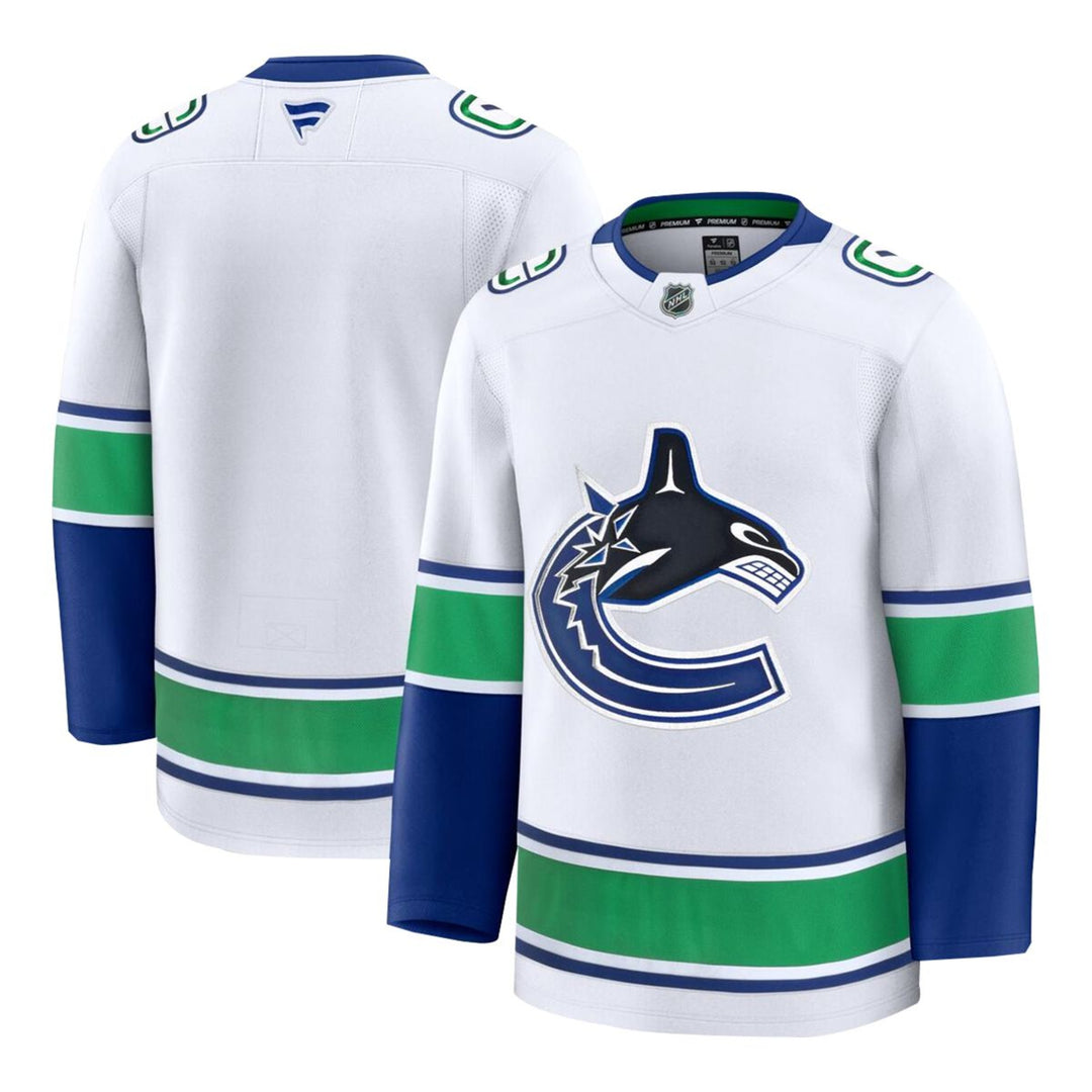 Pre-Order - Jake Debrusk Autographed Vancouver Canucks Away Fanatics Premium Jersey