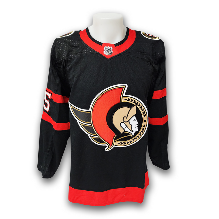 Jake Sanderson Autographed Ottawa Senators Home Adidas Jersey