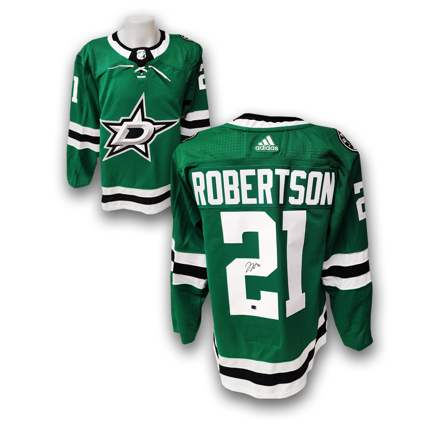 Jason Robertson Autographed Dallas Stars Adidas Jersey