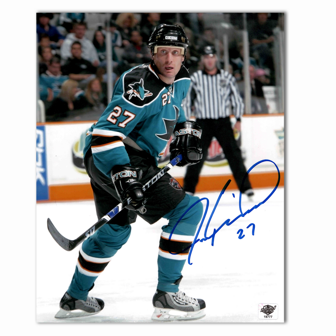 Jeremy Roenick Autographed San Jose Sharks 8x10 Photo