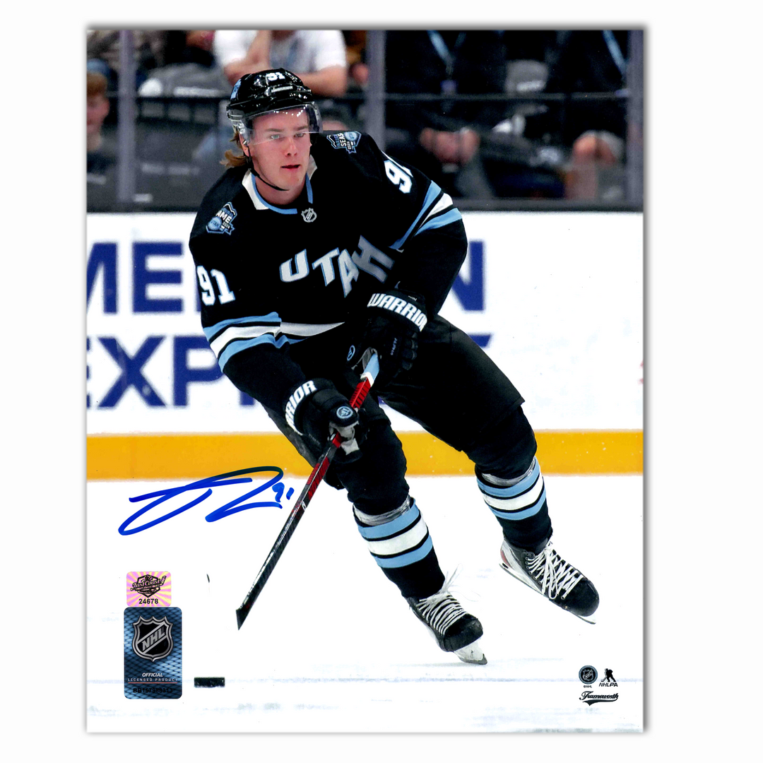 Josh Doan Autographed Utah Hockey Club Home 8x10 Photo