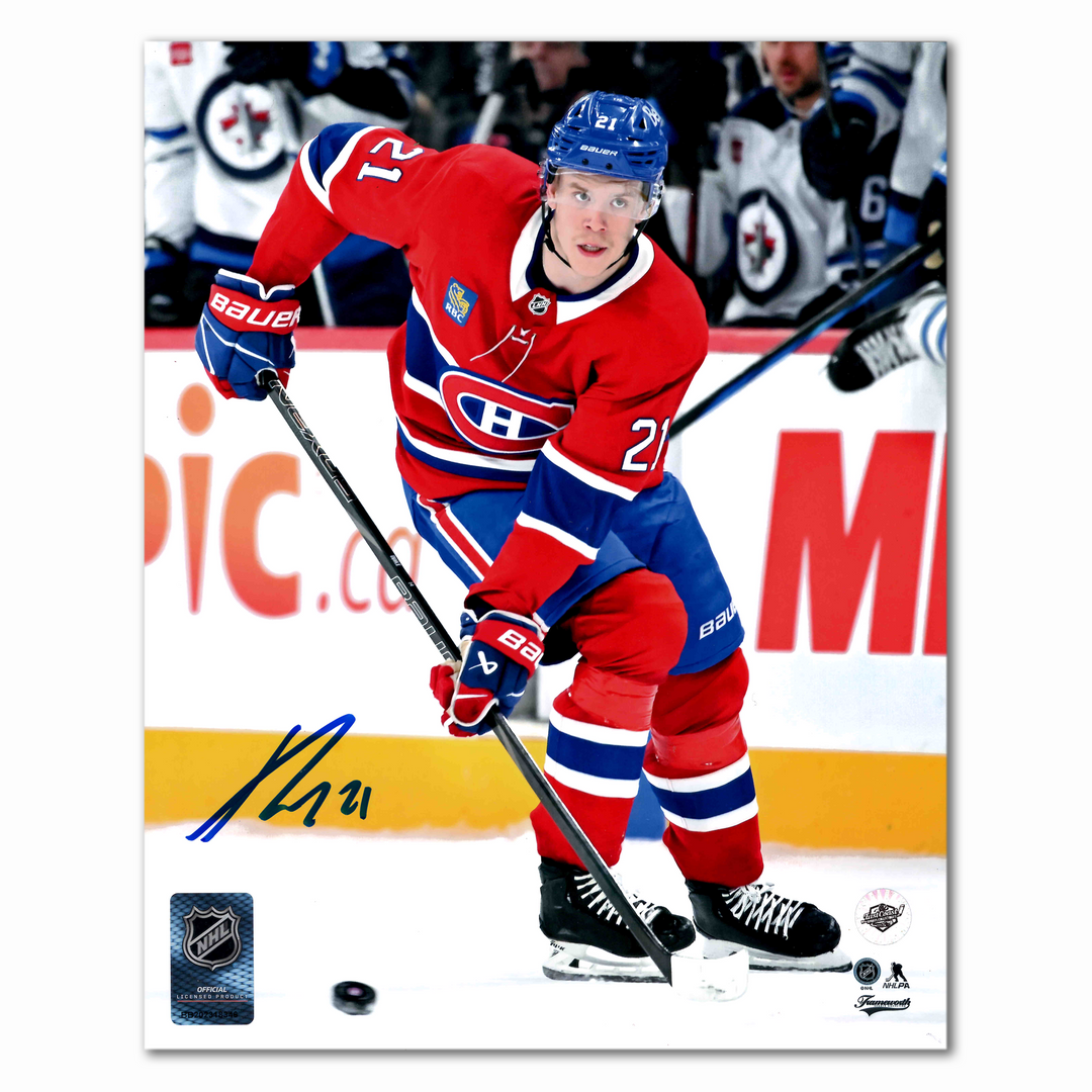 Kaiden Guhle Autographed Montreal Canadiens Home 8x10 Photo
