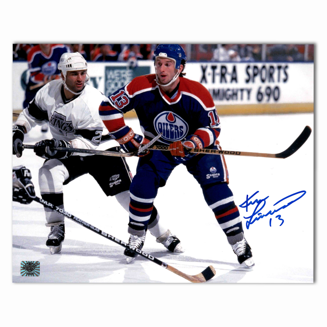 Ken Linseman Autographed Edmonton Oilers 8x10 Photo