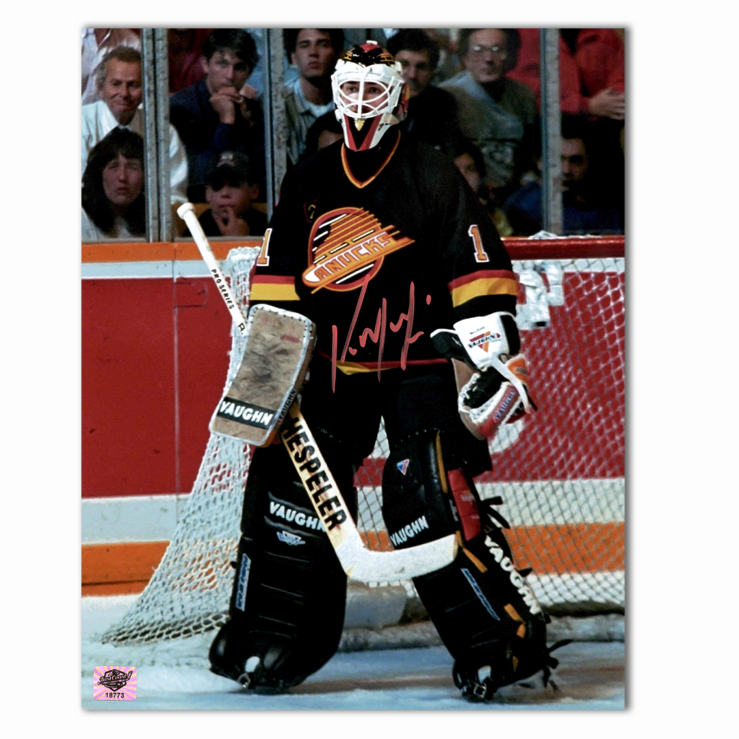 Kirk McLean Autographed Vancouver Canucks Home 8x10 Photo