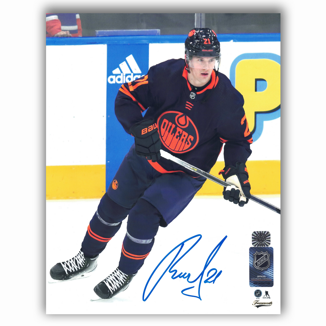 Klim Kostin Edmonton Oilers Autographed Alternate 8x10 Photo