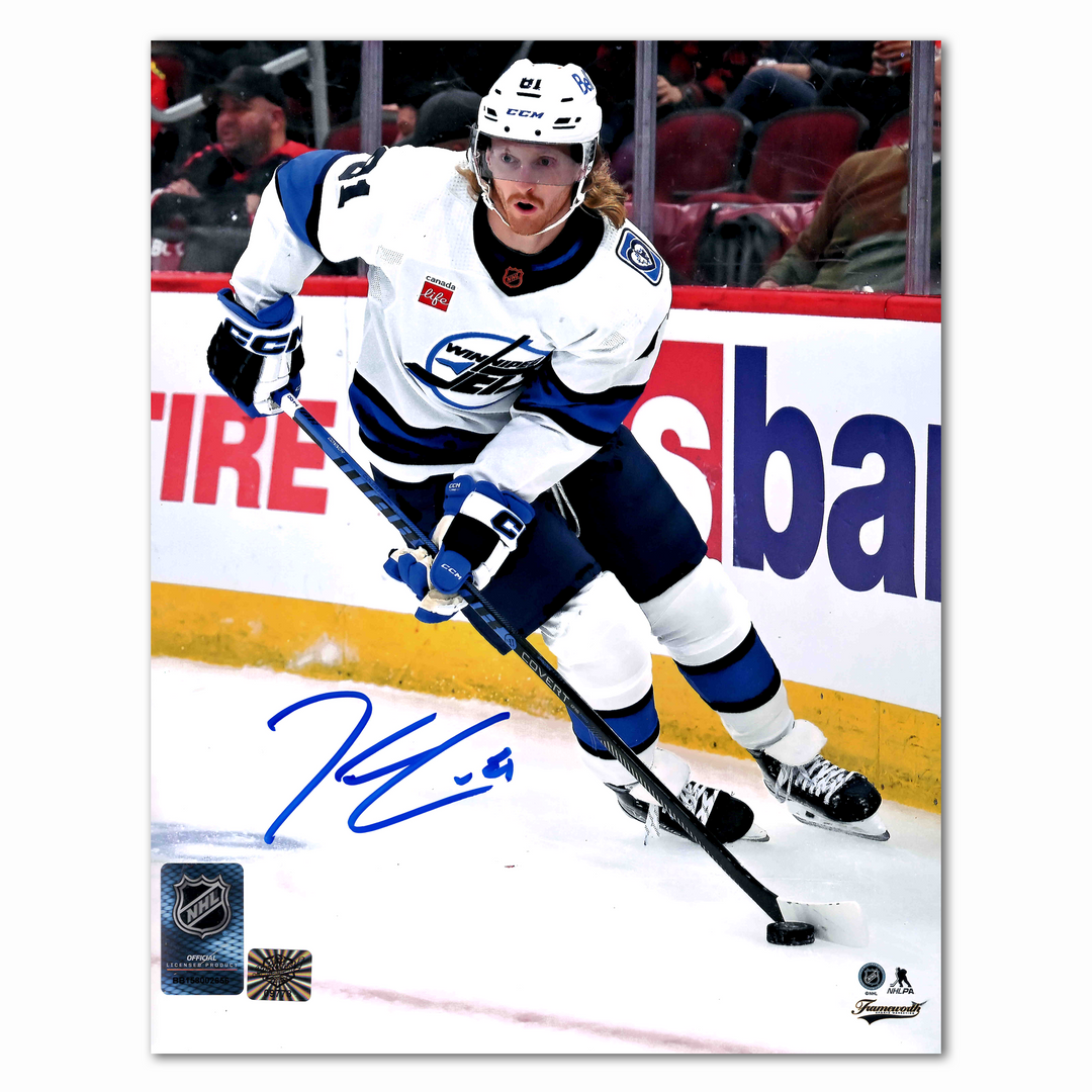 Kyle Connor Autographed Winnipeg Jets Reverse Retro 2.0 8x10 Photo