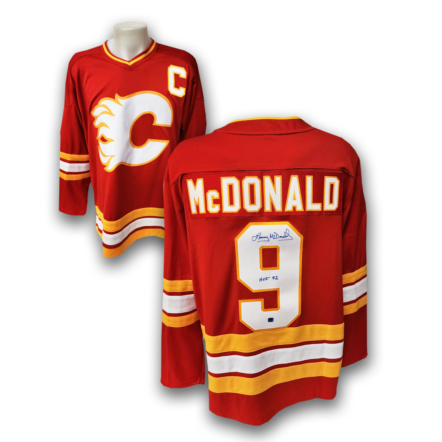 Lanny McDonald Calgary Flames Autographed Fanatics Jersey