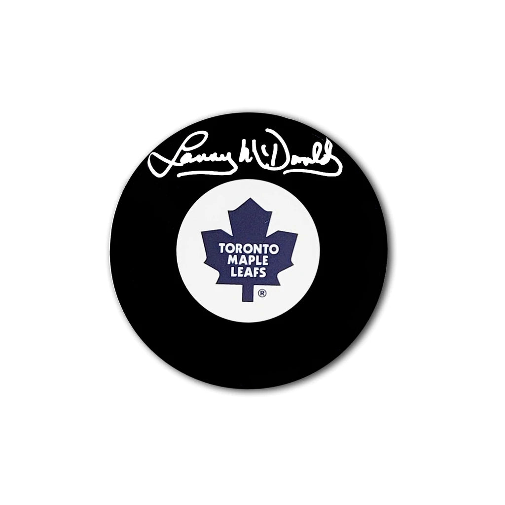 Lanny McDonald Toronto Maple Leafs Autographed Hockey Puck