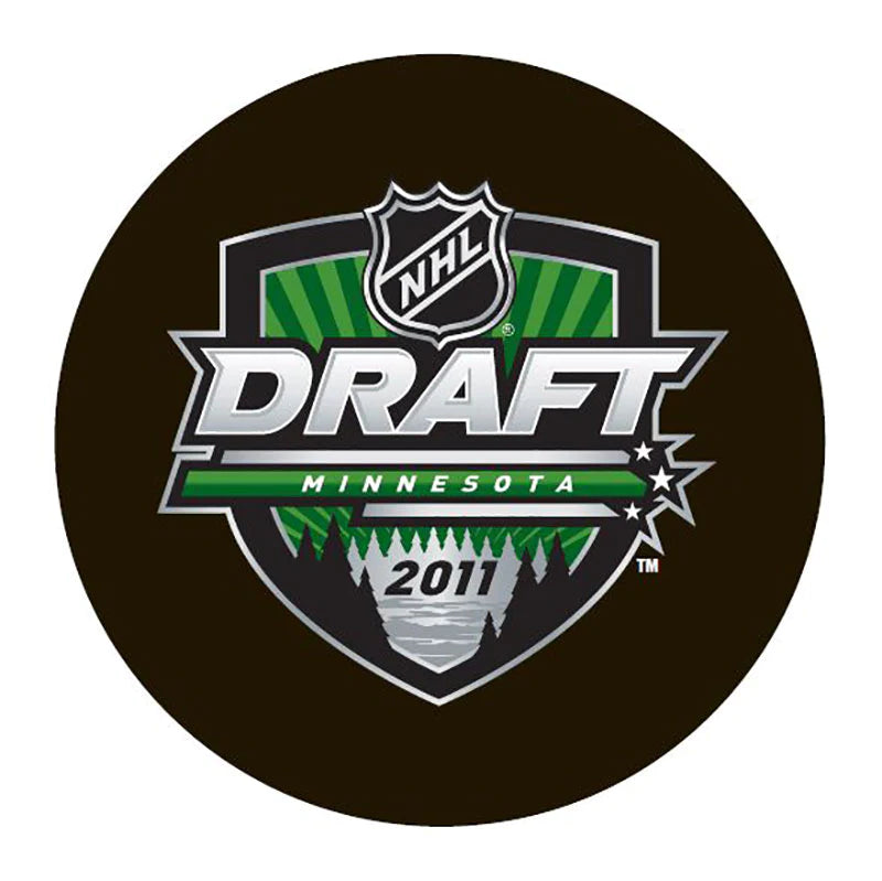 Pre-Order - Linus Ullmark Autographed 2011 NHL Draft Hockey Puck