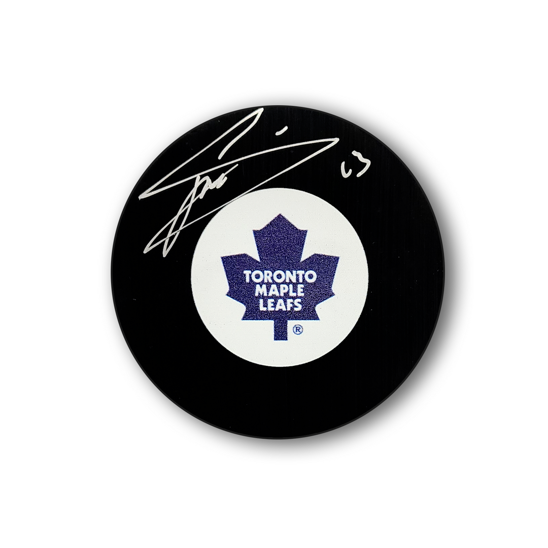 Mats Sundin Autographed Toronto Maple Leafs Hockey Puck
