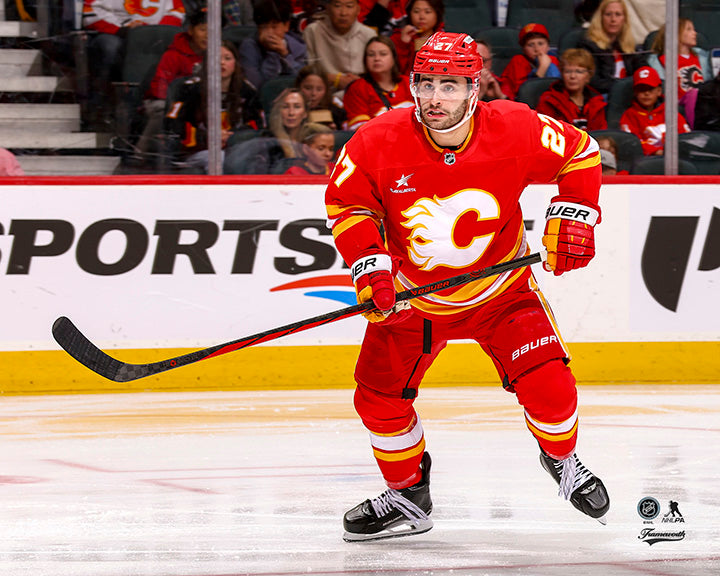 Pre-Order - Matt Coronato Autographed Calgary Flames Home 8x10 Horizontal Photo