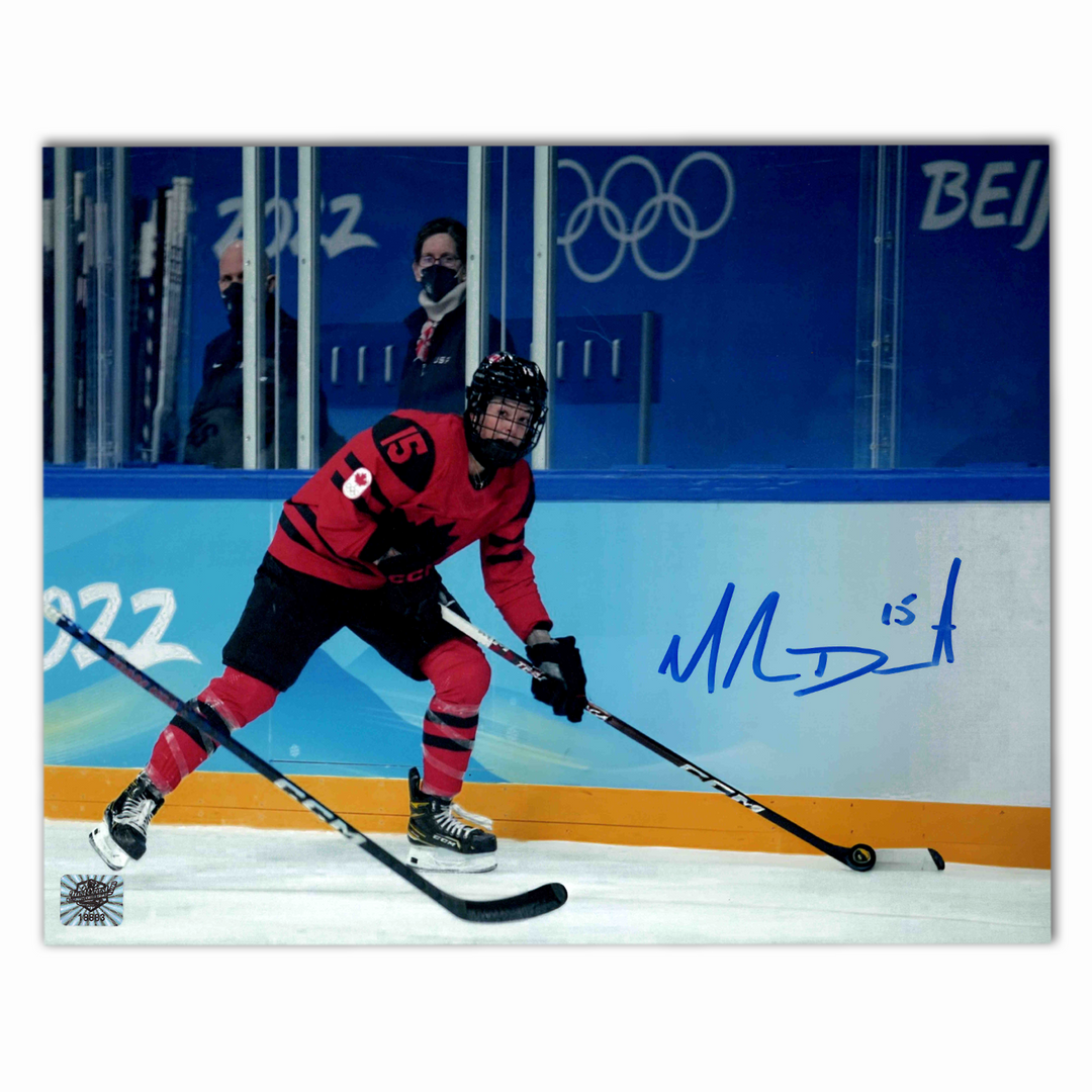 Melodie Daoust Autographed Team Canada 8x10 Photo