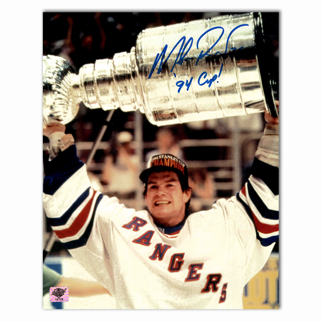 Mike Richter Autographed New York Rangers 1994 Stanley Cup 8x10 Photo