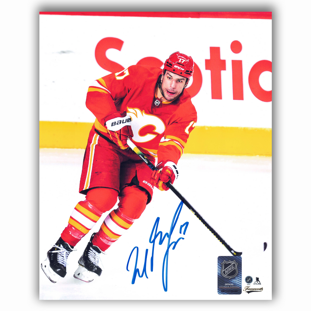 Milan Lucic Calgary Flames Home Autographed 16x20 Photo