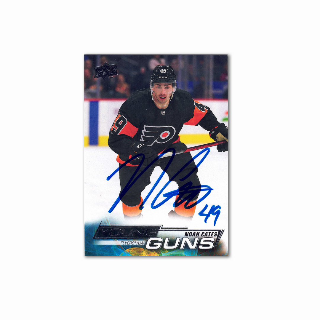 2022-23 UD Young Guns #249 NOAH CATES Autographed Rookie Card