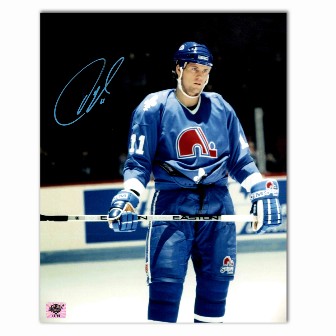 Owen Nolan Autographed Quebec Nordiques 8x10 Photo