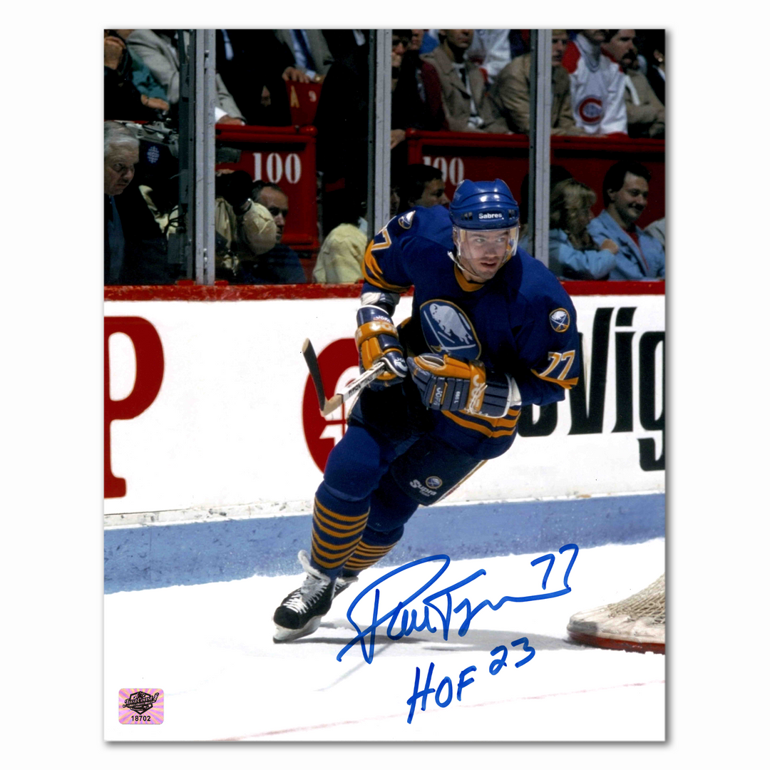 Pierre Turgeon Autographed Buffalo Sabres 8x10 Photo