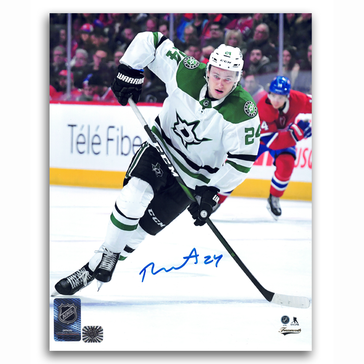 Roope Hintz Dallas Stars Autographed Away 8x10 Photo