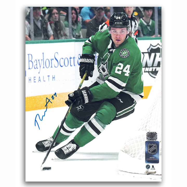 Roope Hintz Dallas Stars Autographed Home 8x10 Photo
