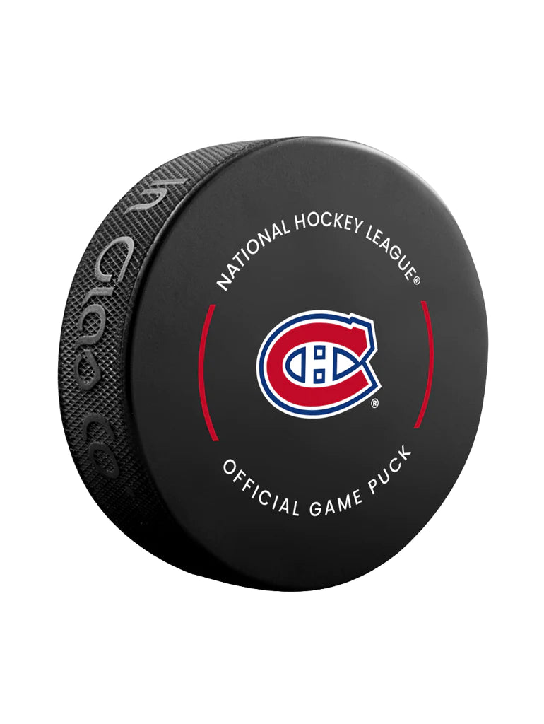 Pre-Order - Sean Monahan Autographed Montreal Canadiens Official Hockey Puck