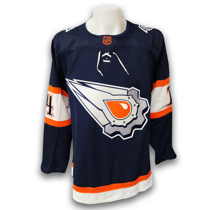 Stuart Skinner Autographed Edmonton Oilers Reverse Retro 2.0 Adidas Jersey