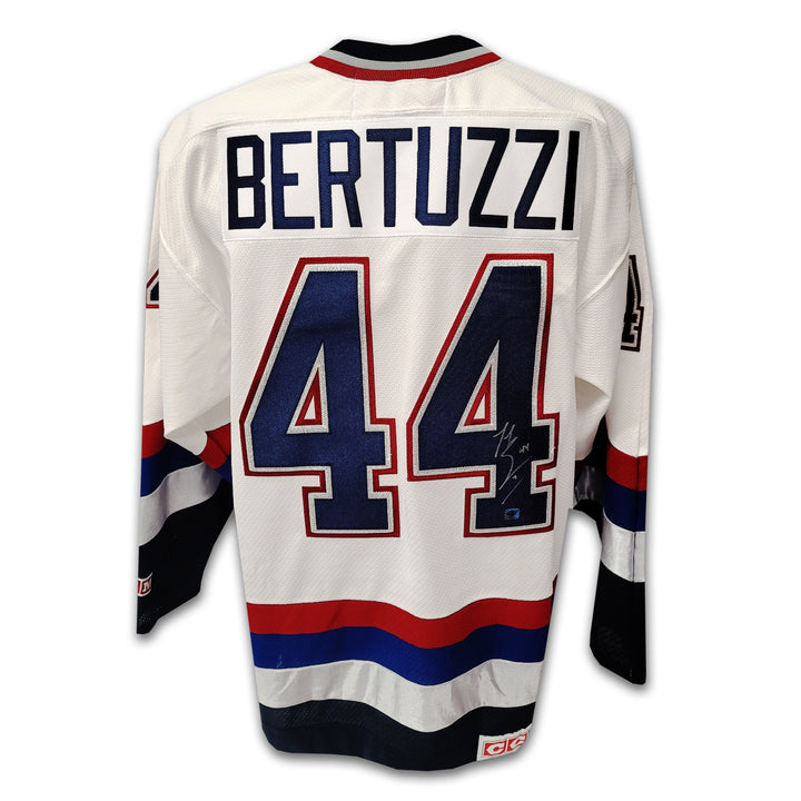 Todd Bertuzzi Vancouver Canucks White Orca Autographed CCM Jersey