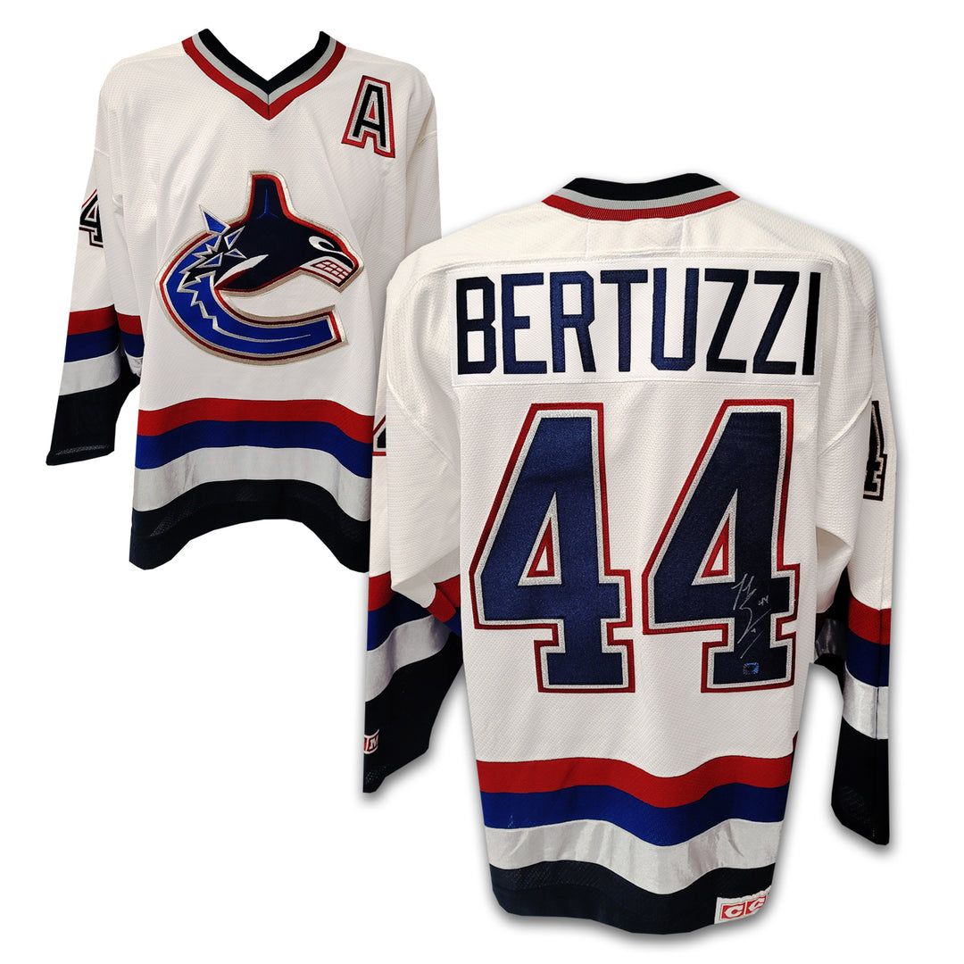 Todd Bertuzzi Vancouver Canucks White Orca Autographed CCM Jersey