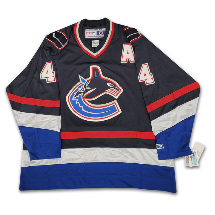 Todd Bertuzzi Vancouver Canucks Blue Orca Autographed CCM Jersey