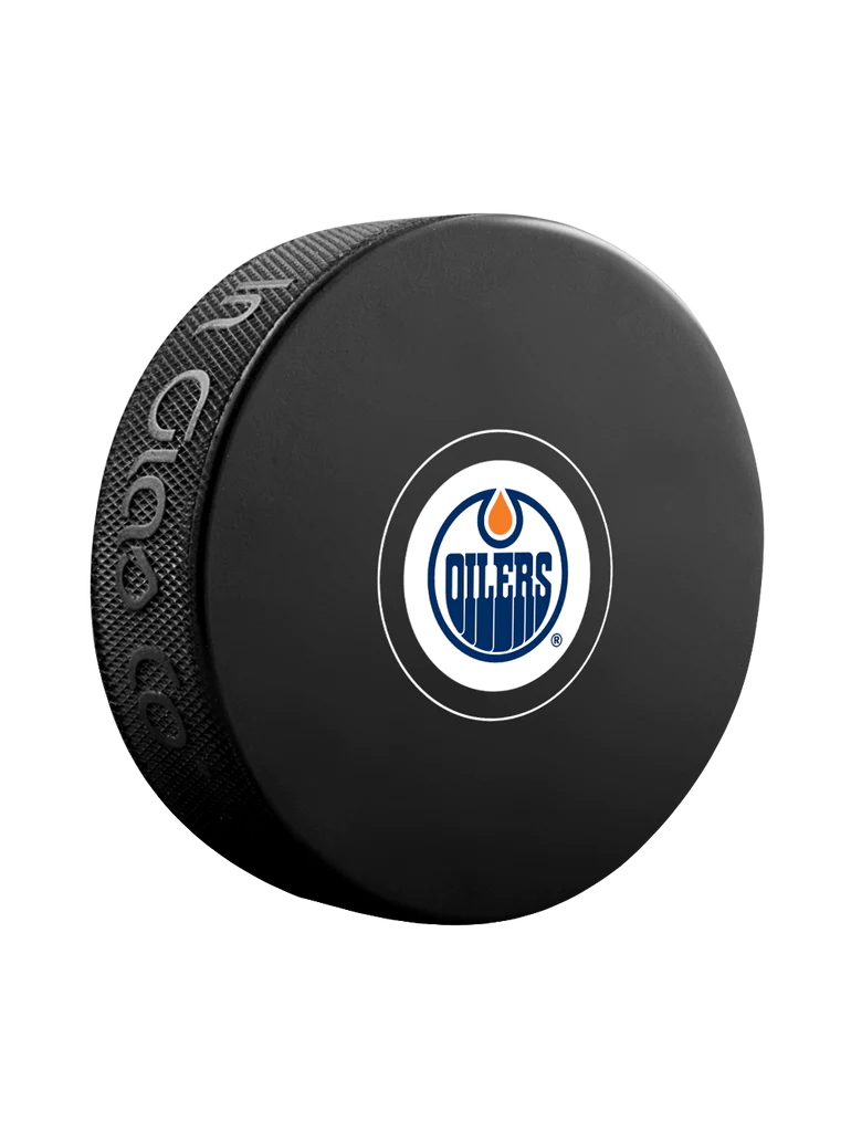 Pre-Order - Trent Frederic Autographed Edmonton Oilers Hockey Puck