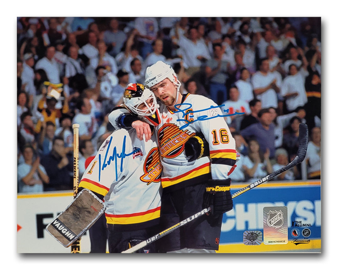 Trevor Linden & Kirk McLean Vancouver Canucks Autographed 16x20 (Heart and Soul)