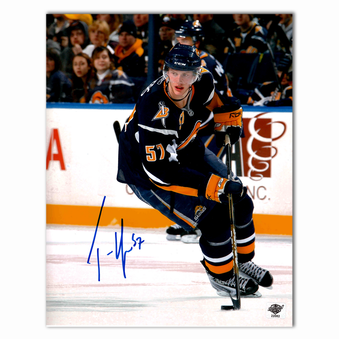 Tyler Myers Autographed Buffalo Sabres Home 8x10 Photo