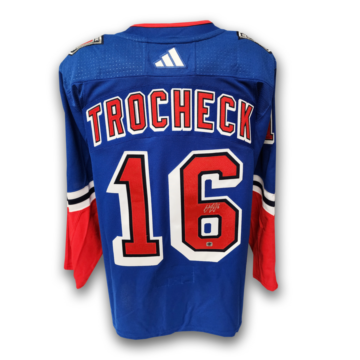 Vincent Trocheck New York Rangers Autographed Reverse Retro 2.0 Adidas Jersey