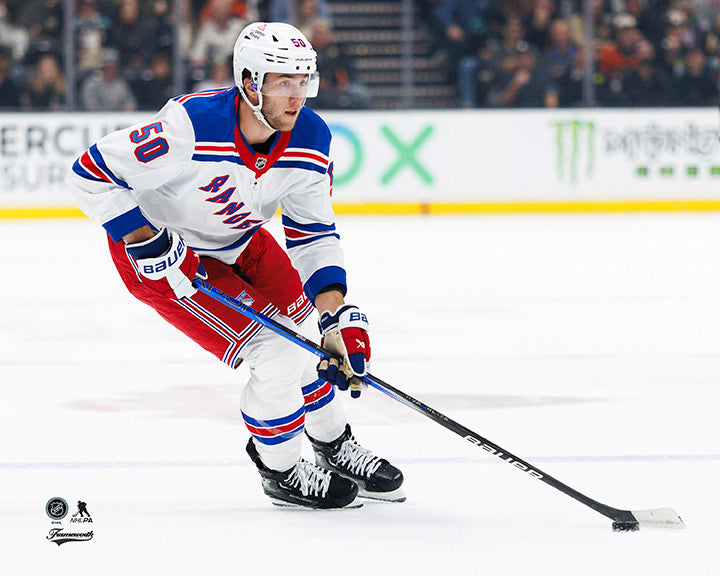 Pre-Order - Will Cuylle Autographed New York Rangers Away 8x10 Horizontal Photo