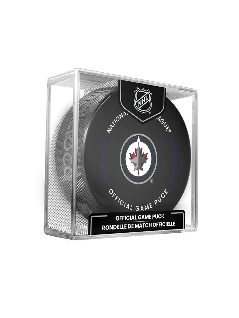 Pre-Order - Gabriel Vilardi Autographed Winnipeg Jets Official Hockey Puck
