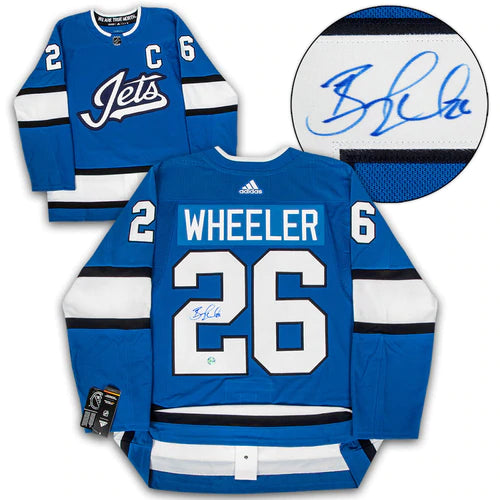 Blake Wheeler Winnipeg Jets Autographed Aviator Adidas Jersey