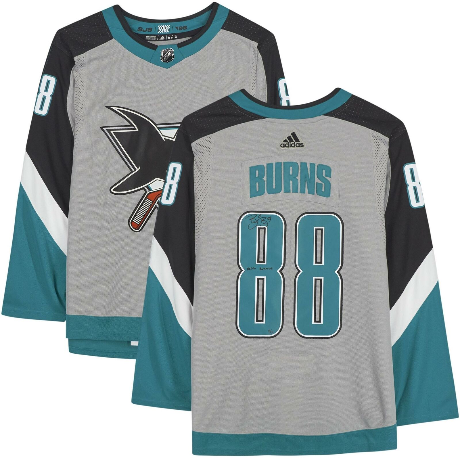 Brent burns sharks jersey online