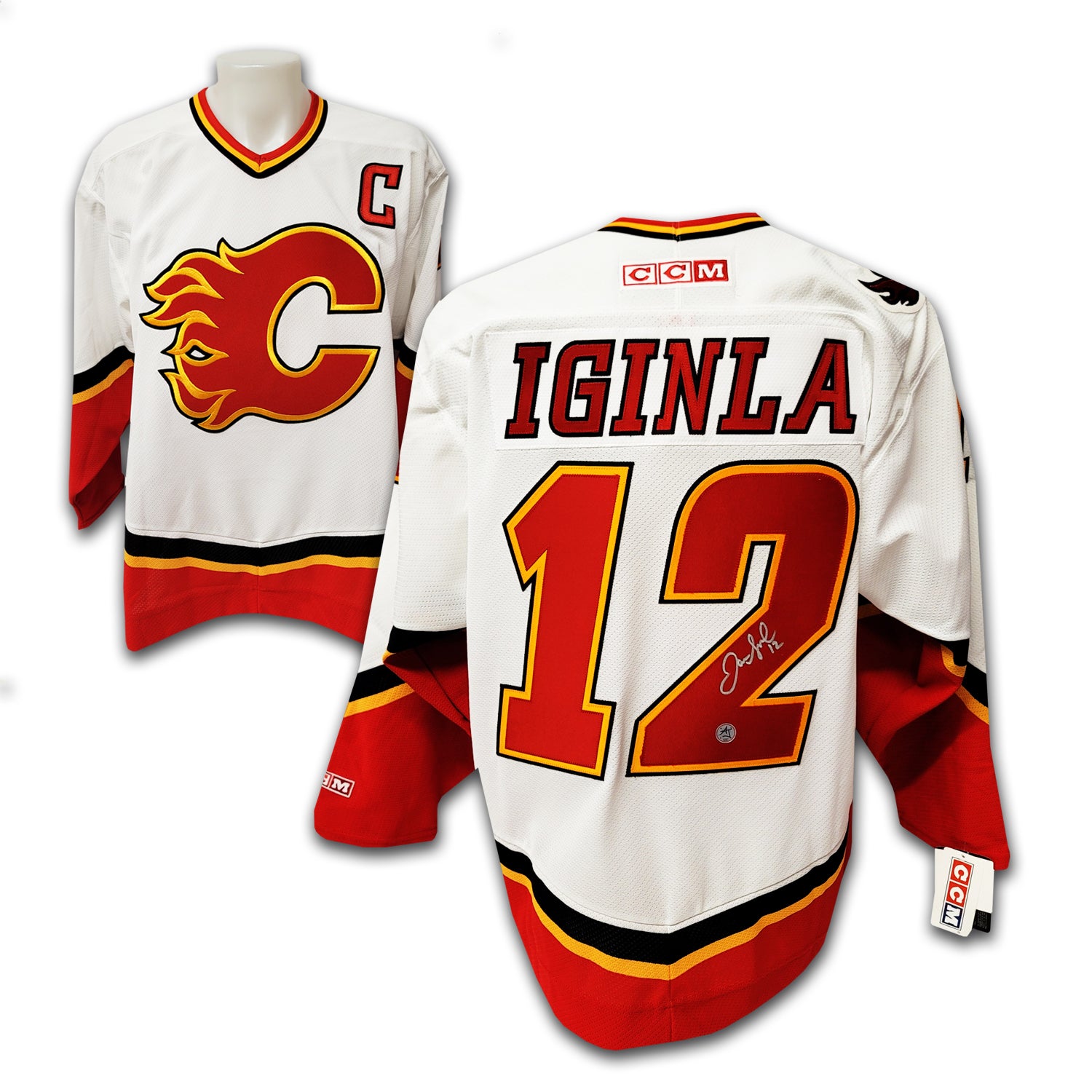 Jarome iginla flames jersey store