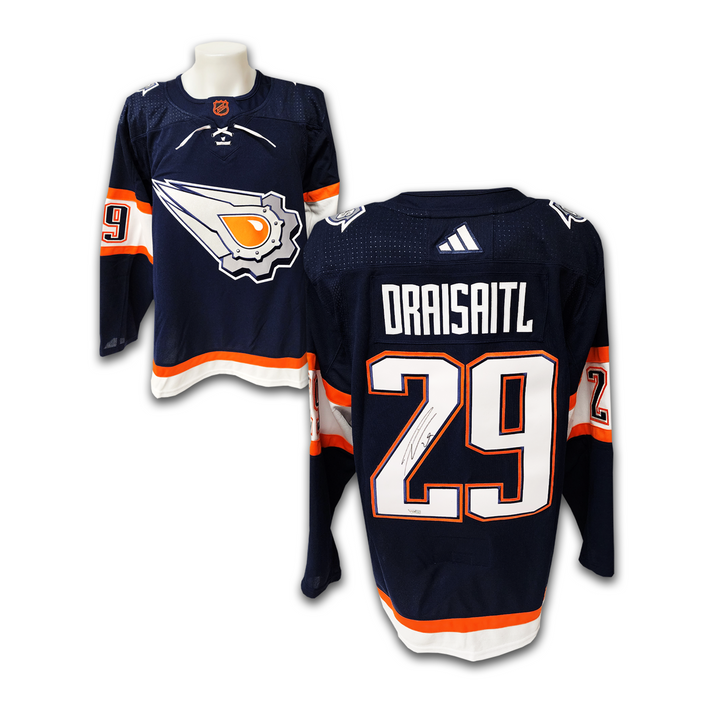 Leon Draisaitl Edmonton Oilers Reverse Retro 2.0 Adidas Jersey