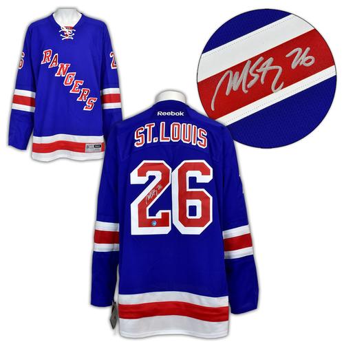 Martin St. Louis New York Rangers Autographed Reebok Jersey