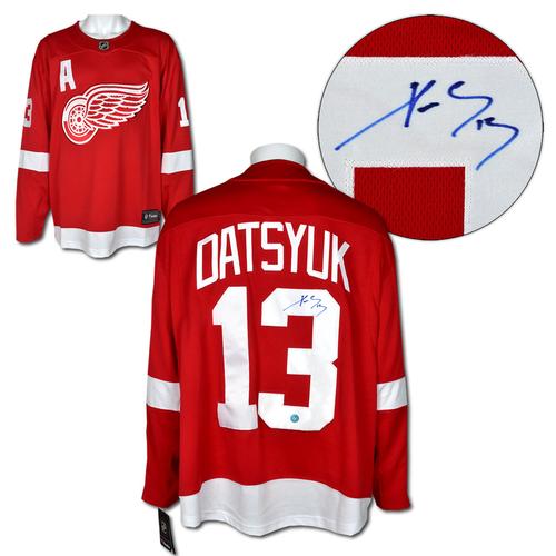 Pavel Datsyuk Detroit Red Wings Autographed Fanatics Jersey